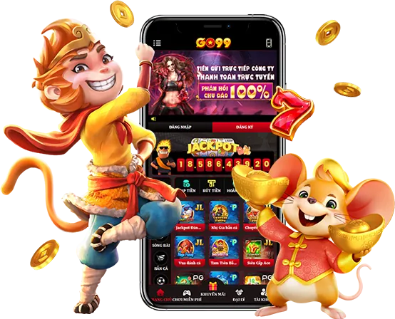 Giao diện slot 3D với nhân vật hoạt hình